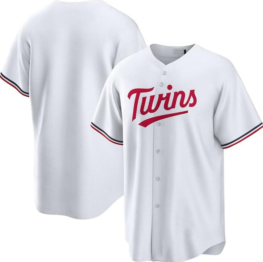 Minnesota Twins White Alternate Replica Team Jersey Baseball Jerseys - Main View
