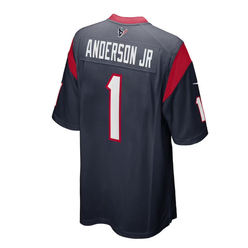 H.Texans #1 Will Anderson Jr. 2023 Draft First Round Pick Game Jersey - Navy Stitched American Football Jerseys - Main View