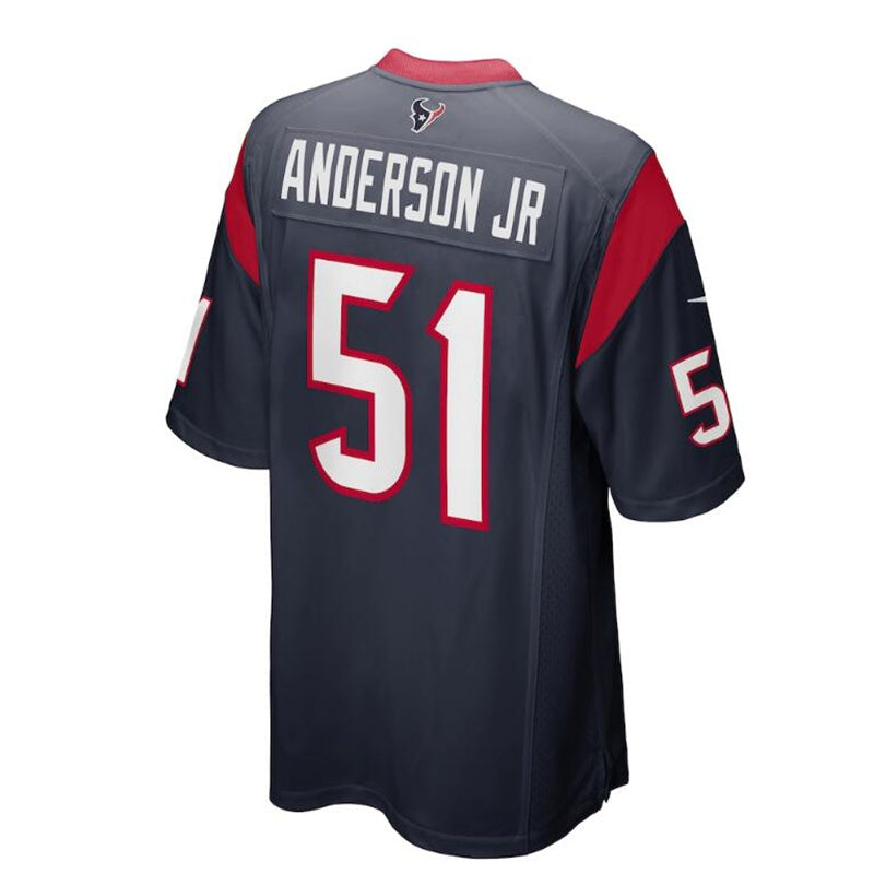 H.Texans #51 Will Anderson Jr. 2023 Draft First Round Pick Game Jersey - Navy Stitched American Football Jerseys - Main View