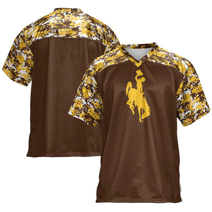 W.Cowboys Football Jersey Brown Stitched American College Jerseys - Main View
