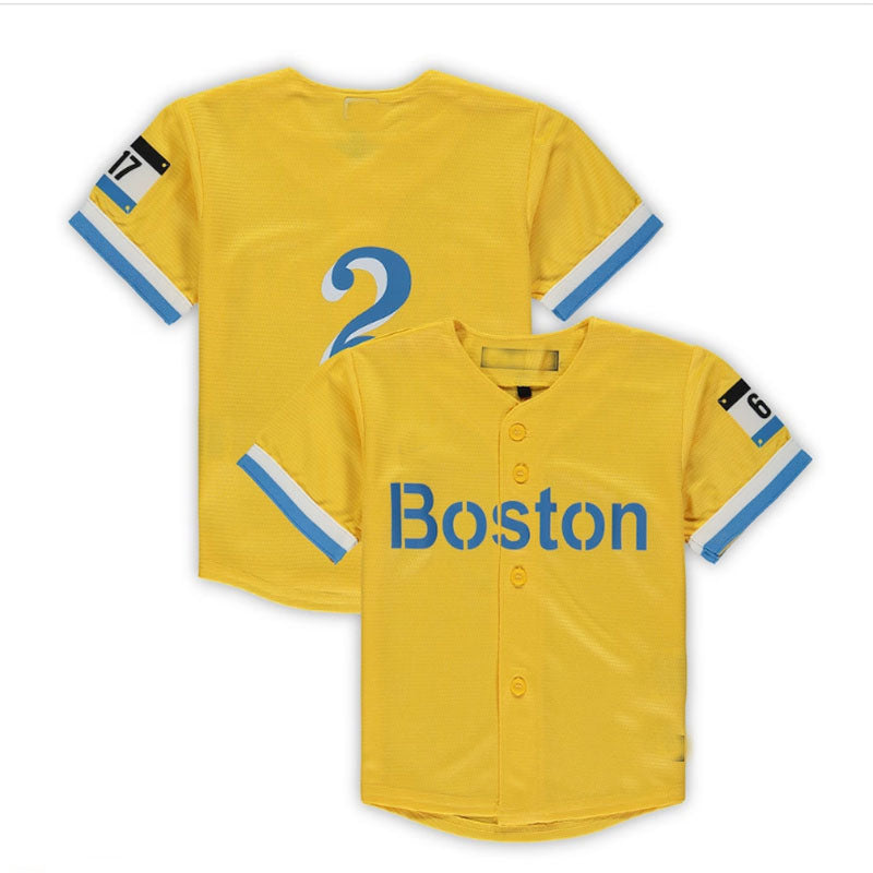 Boston Red Sox  #2 Xander Bogaerts Toddler City Connect Replica Player Jersey - Gold Baseball Jerseys - Main View