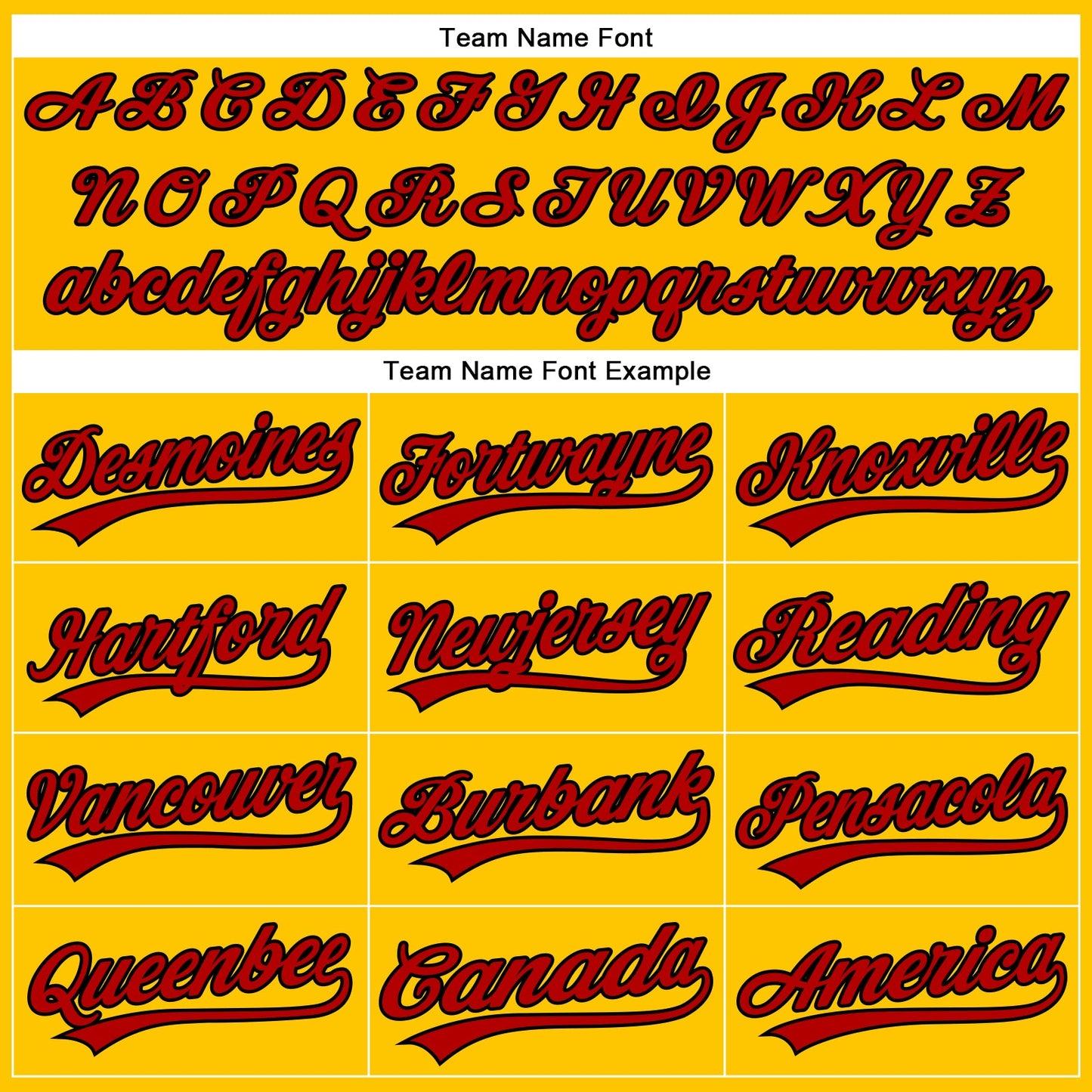 Custom Yellow Red-Black Authentic Baseball Jersey view 4