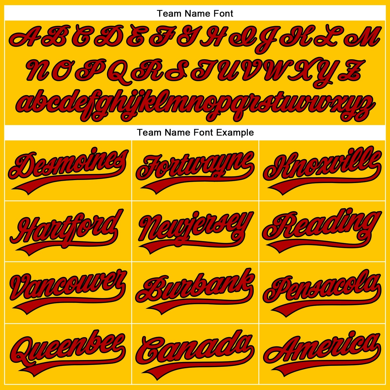 Custom Yellow Red-Black Authentic Baseball Jersey view 4