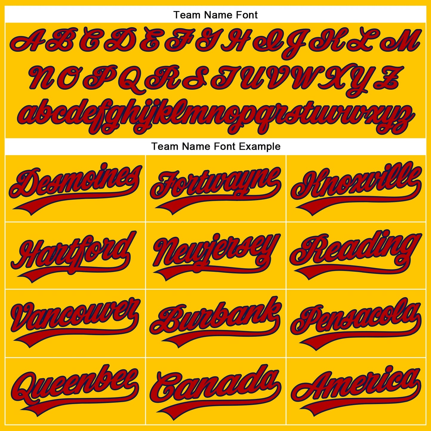 Custom Yellow Red-Navy Authentic Baseball Jersey view 4