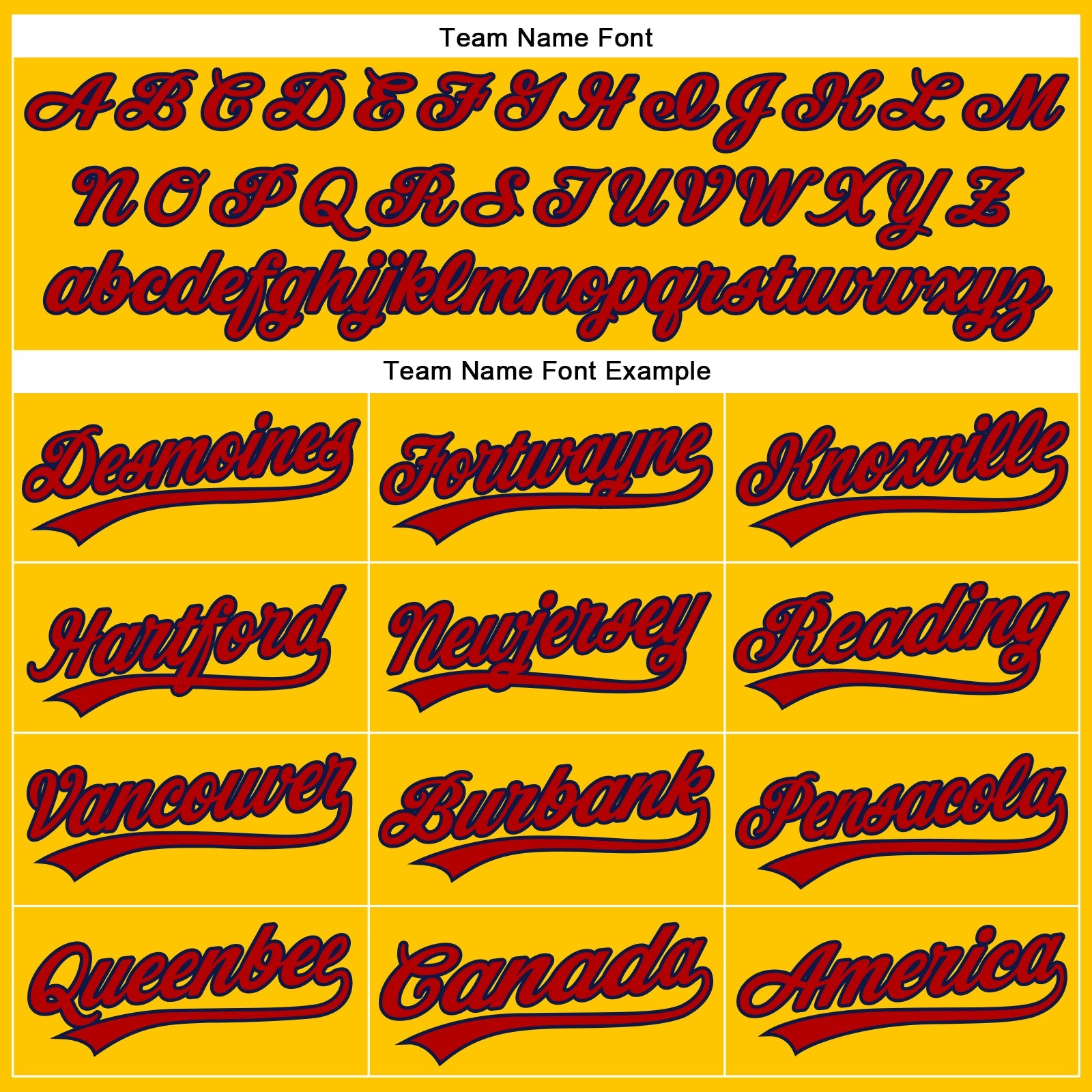 Custom Yellow Red-Navy Authentic Baseball Jersey view 4