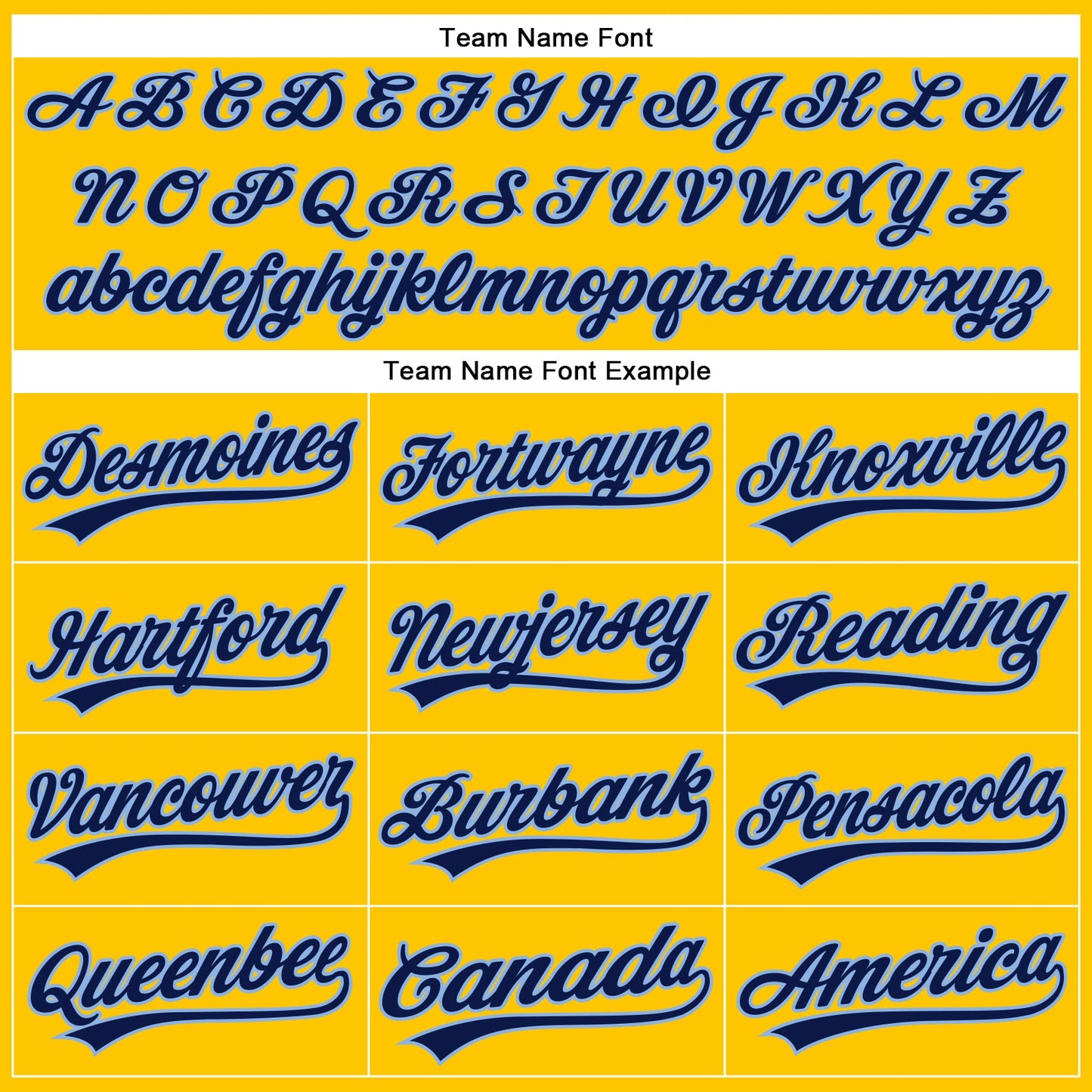Custom Yellow Navy-Light Blue Authentic Baseball Jersey view 4