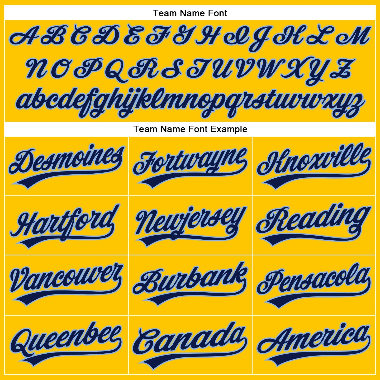 Custom Yellow Navy-Light Blue Authentic Baseball Jersey view 4