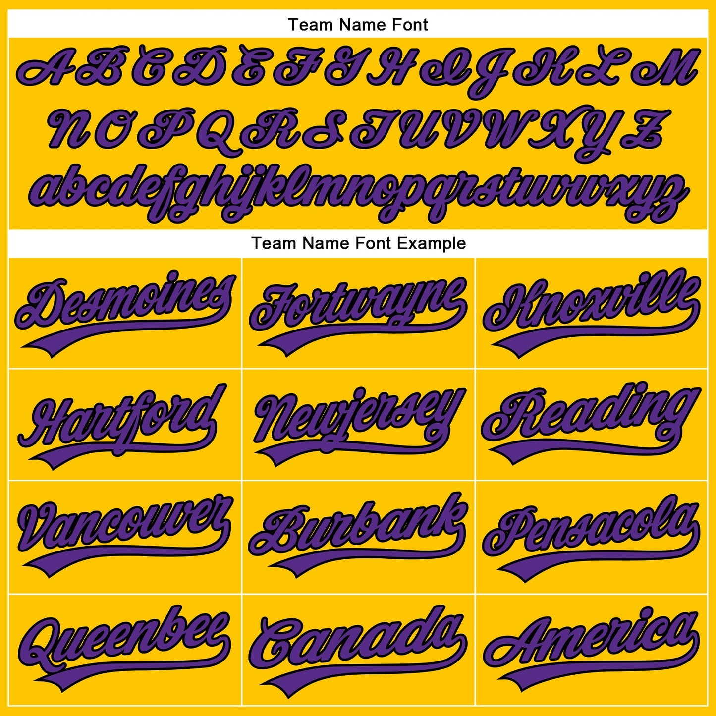 Custom Yellow Purple-Black Authentic Baseball Jersey view 4