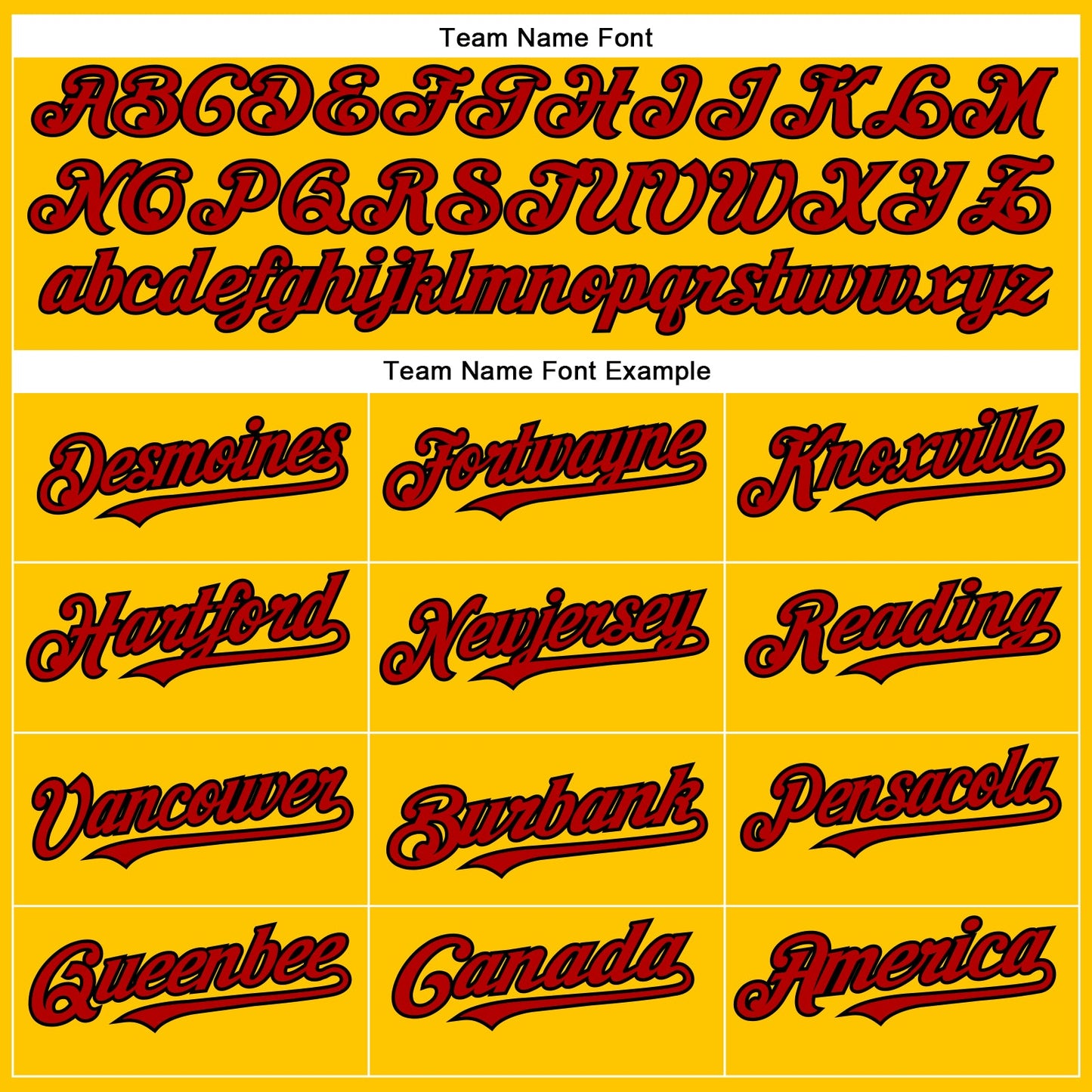 Custom Yellow Red-Black Authentic Baseball Jersey view 4