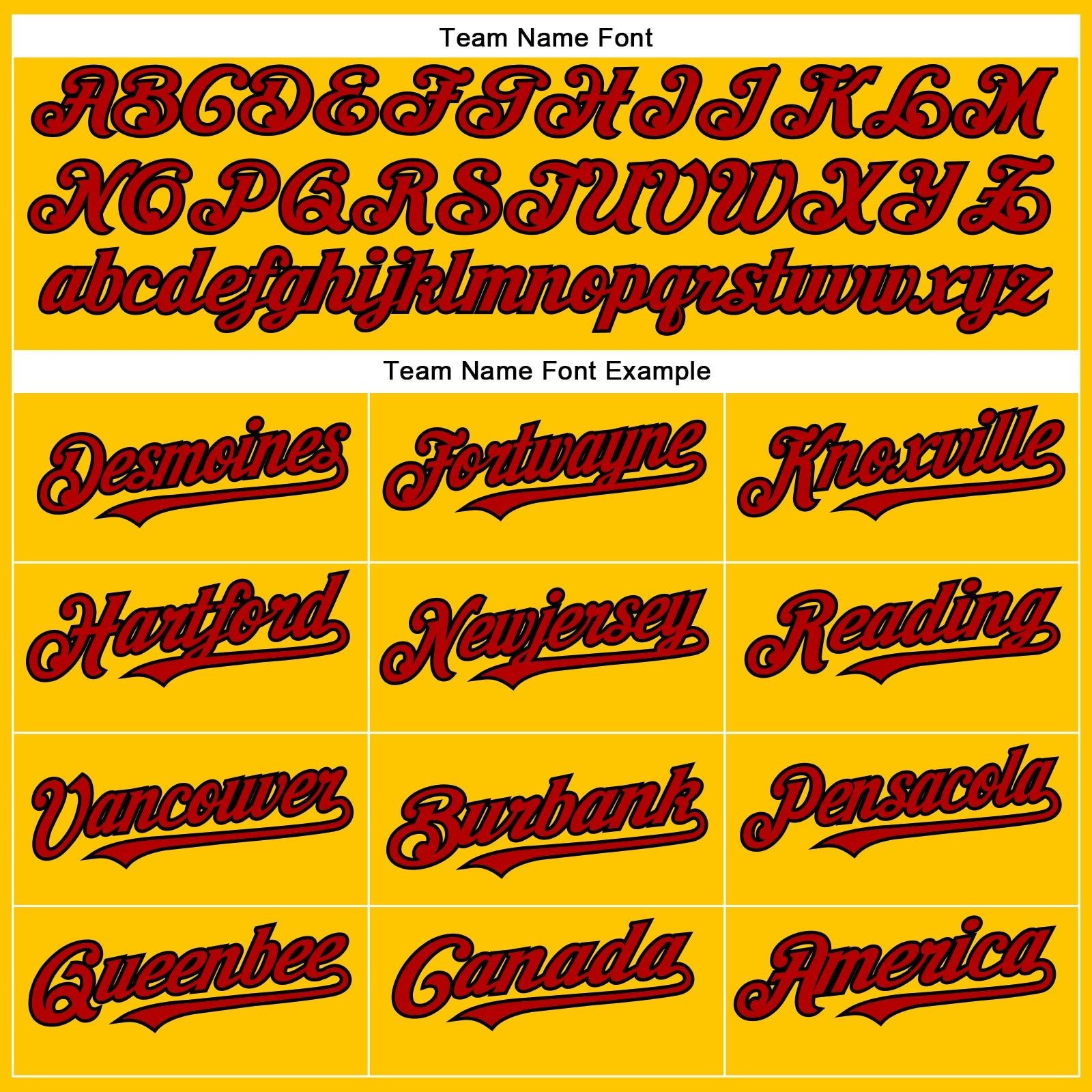 Custom Yellow Red-Black Authentic Baseball Jersey view 4