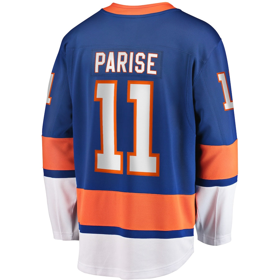 NY.Islanders #11 Zach Parise Fanatics Branded Home Breakaway Player Jersey Royal Stitched American Hockey Jerseys - Main View