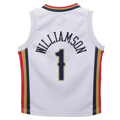 NO.Pelicans #1 Zion Williamson Infant 2021-22 City Edition Replica Jersey  City Edition White Stitched American Basketball Jersey - Main View