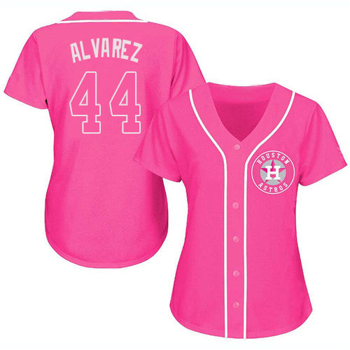 Baseball Jersey Houston Astros Yordan alvarez Pink Fashion Stitched Jerseys - Main View