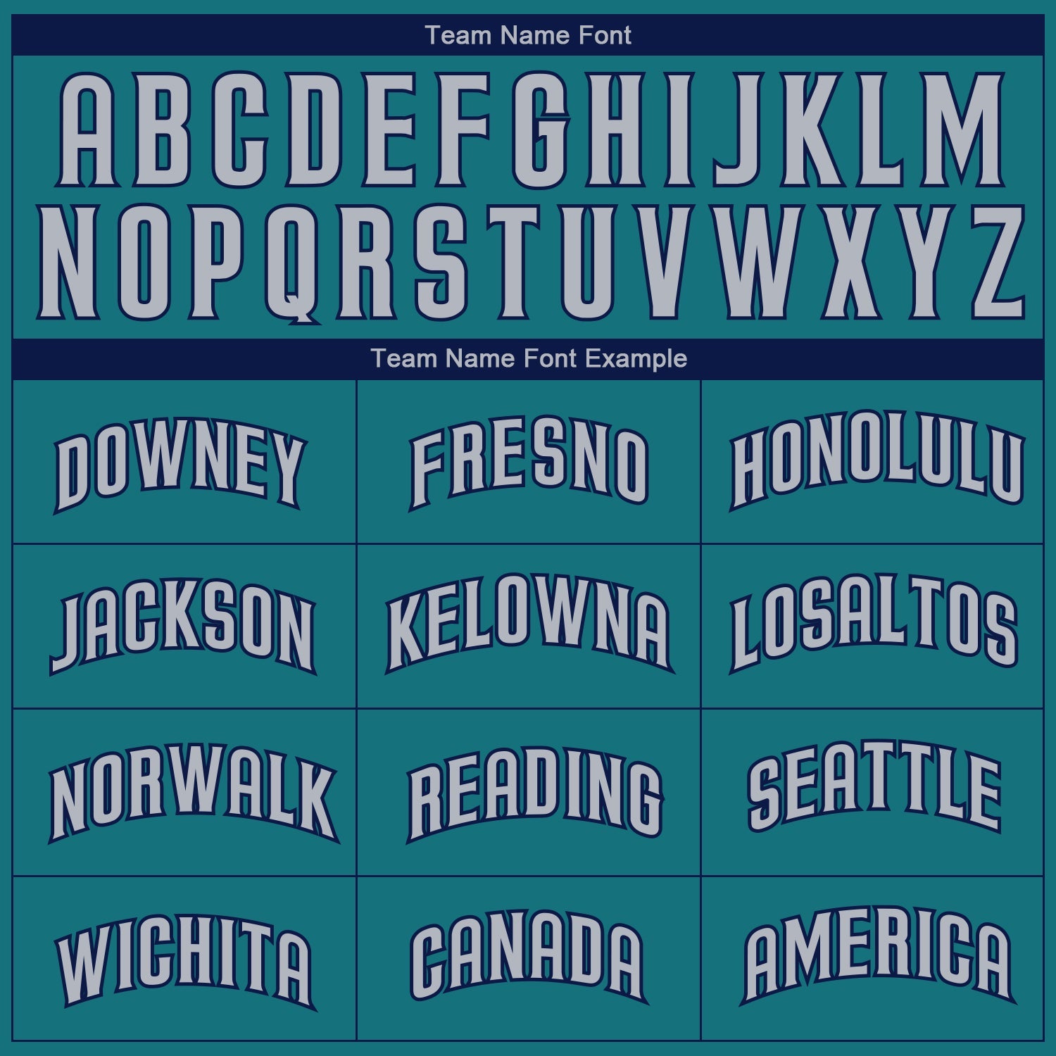 Custom Teal Gray-Navy Authentic Baseball Jersey view 4