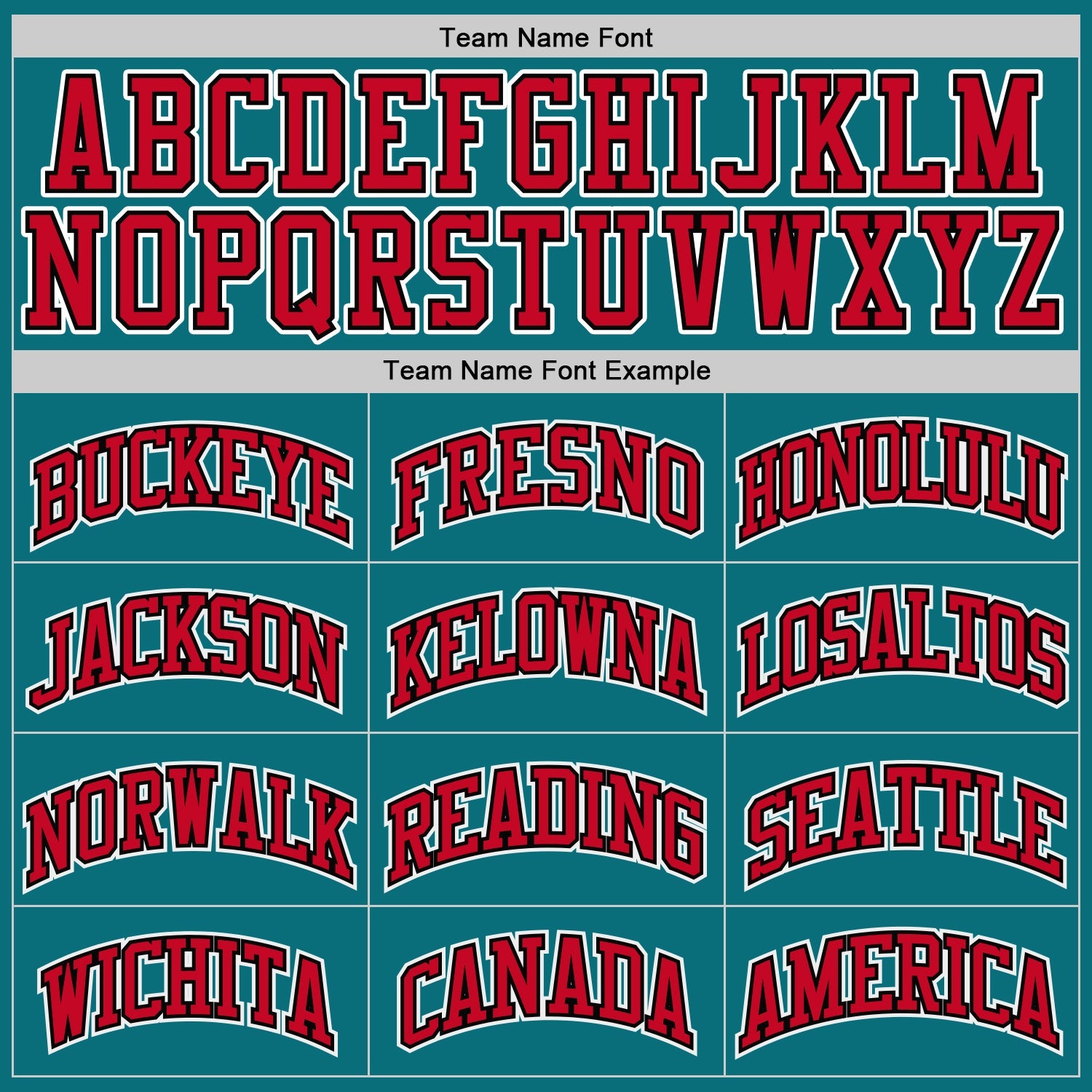 Custom Teal Red-Black Authentic Baseball Jersey view 4