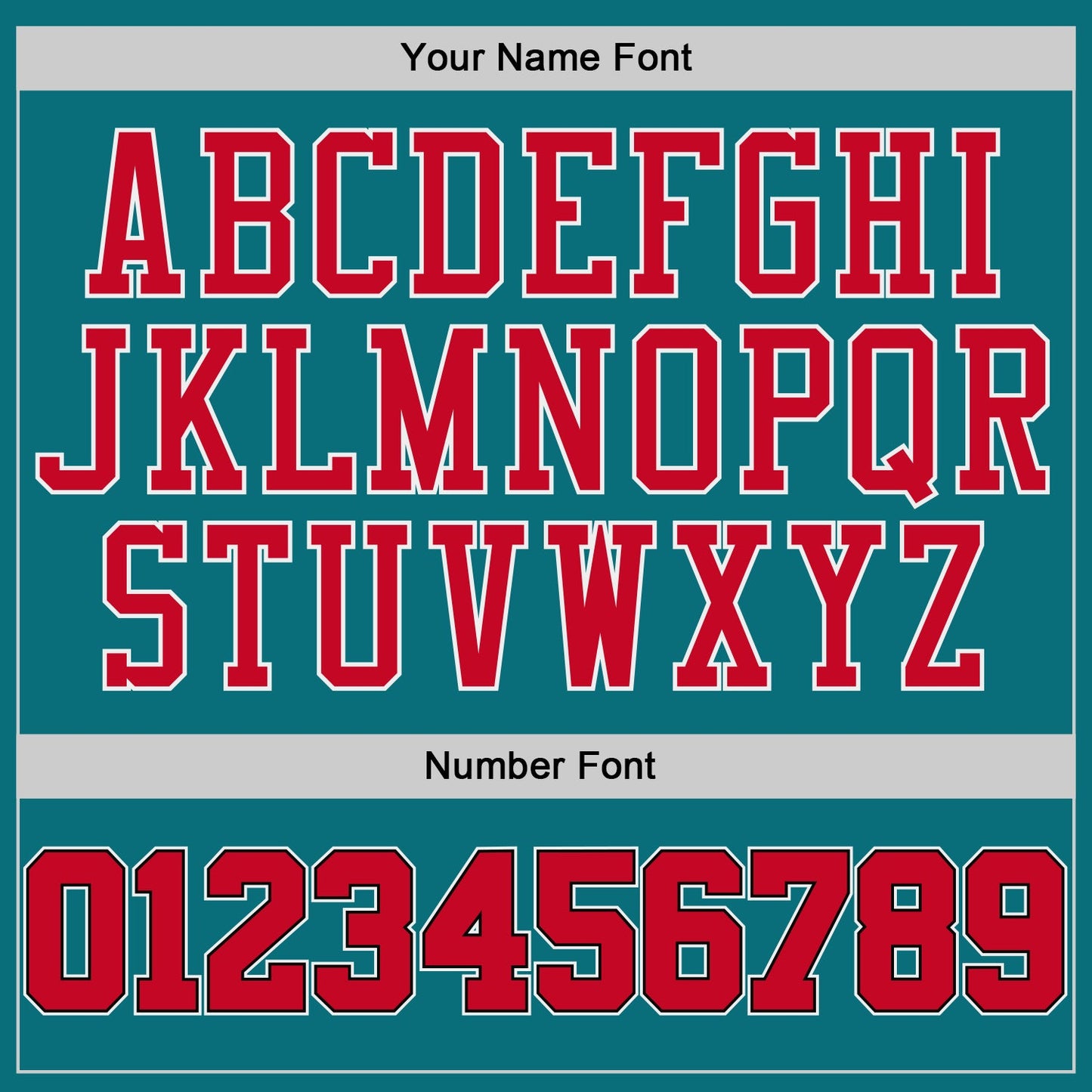 Custom Teal Red-Black Authentic Baseball Jersey view 5