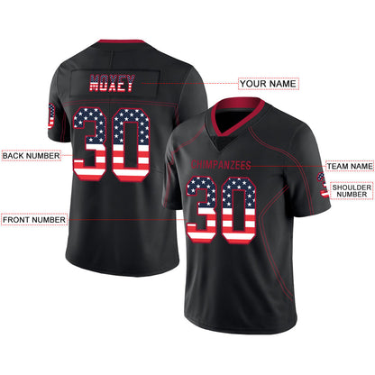 Custom A.Cardinal Stitched American Football Jerseys Personalize Birthday Gifts Black Jersey view 2