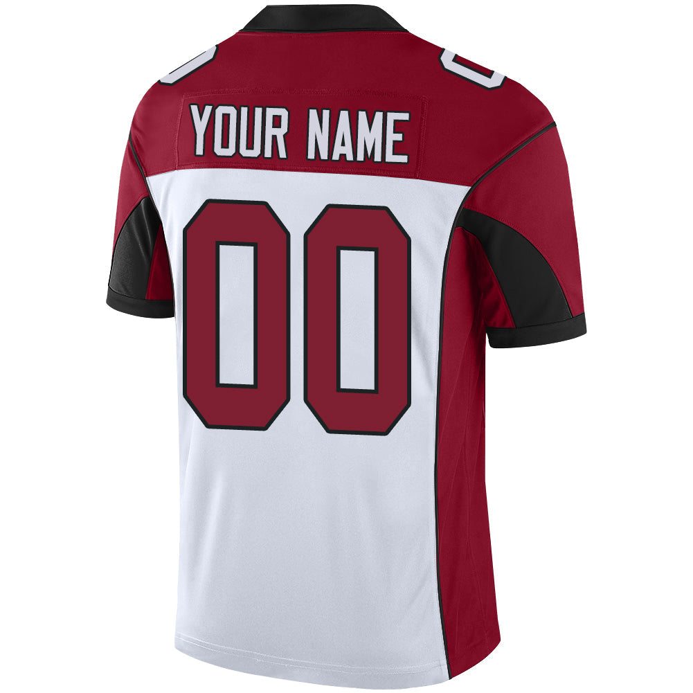 Custom A.Cardinal Men's American White Stitched Football Jerseys view 3