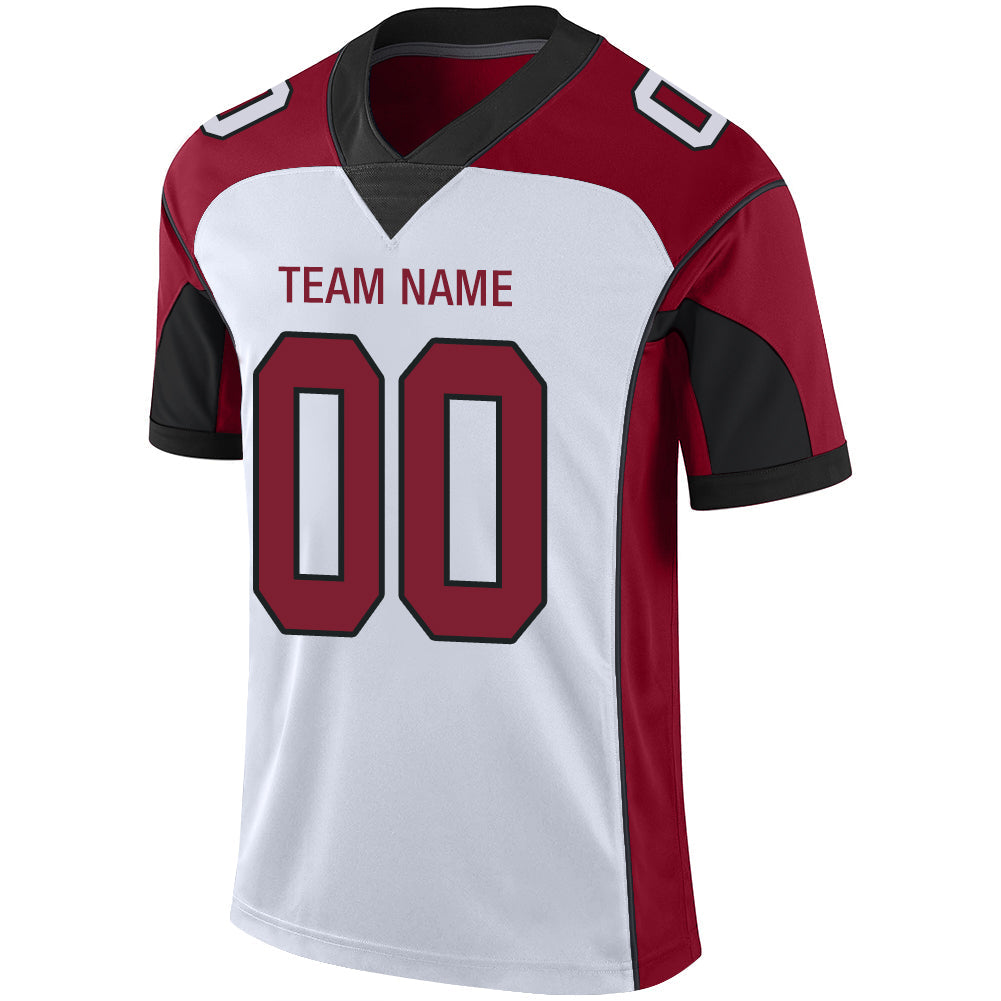 Custom A.Cardinal Men's American White Stitched Football Jerseys view 4