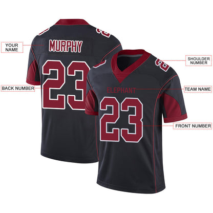 Custom A.Cardinal Stitched American Football Jerseys Personalize Birthday Gifts Black Jersey view 2