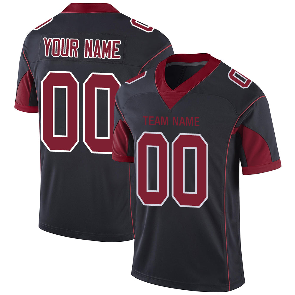 Custom A.Cardinal Stitched American Football Jerseys Personalize Birthday Gifts Black Jersey - Main View