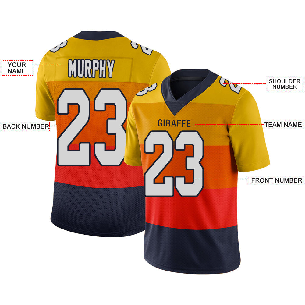 Custom A.Cardinal Men's American City Fashion Vapor Limited Stitched Football Jersey view 2