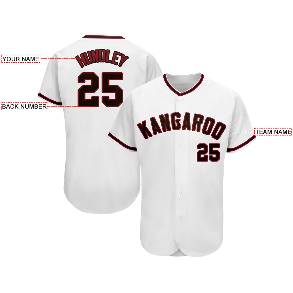 Custom A.Diamondback Stitched Baseball Jersey Personalized Button Down Baseball T Shirt view 2