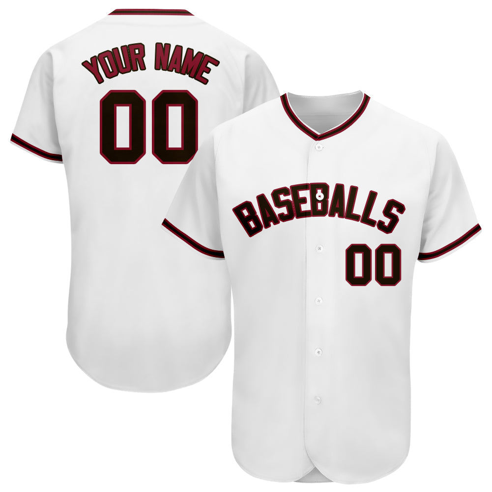 Custom A.Diamondback Stitched Baseball Jersey Personalized Button Down Baseball T Shirt - Main View