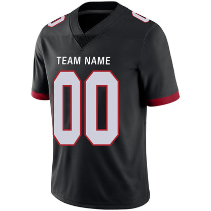 Custom A.Falcon Stitched American Football Jerseys Personalize Birthday Gifts Black Jersey view 4