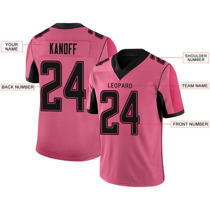 Custom A.Falcon Stitched American Football Jerseys Personalize Birthday Gifts Red Jersey view 2