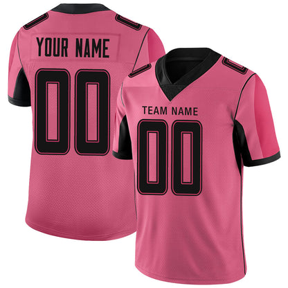 Custom A.Falcon Stitched American Football Jerseys Personalize Birthday Gifts Red Jersey - Main View
