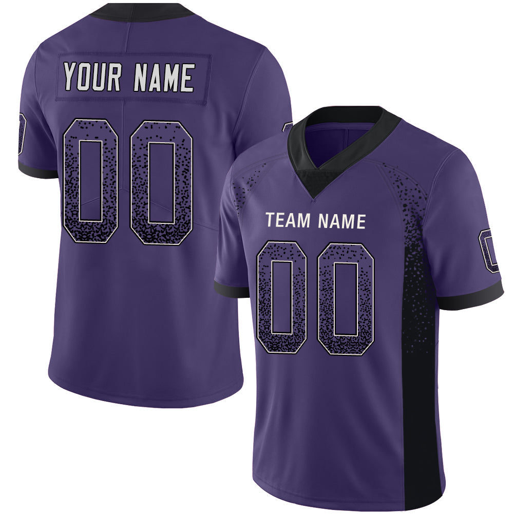 Custom B.Raven Stitched American Football Jerseys Personalize Birthday Gifts Purple Jersey - Main View