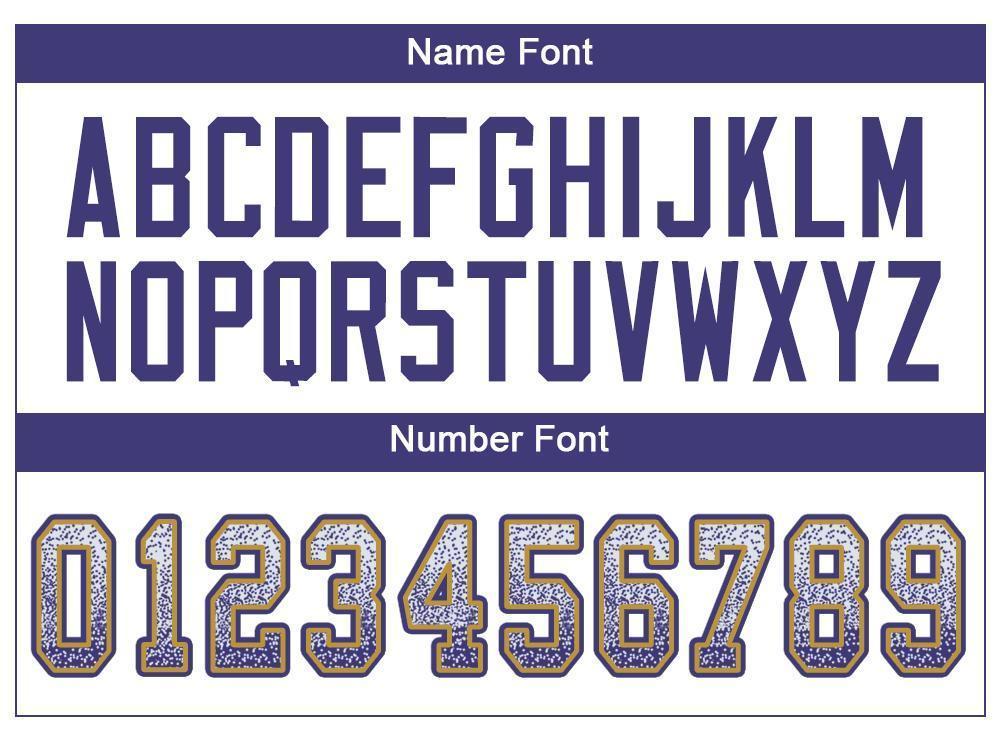 Custom White Purple-Old Gold Drift Fashion Football Jersey view 4