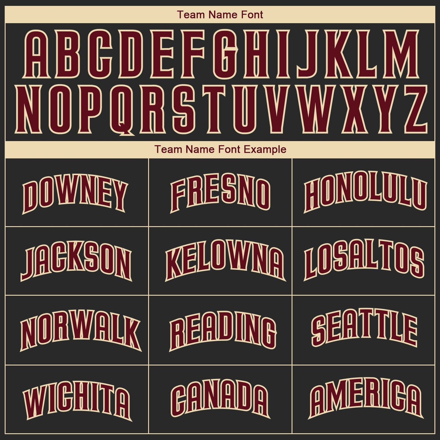 Custom Black Crimson-City Cream Authentic Baseball Jersey view 4