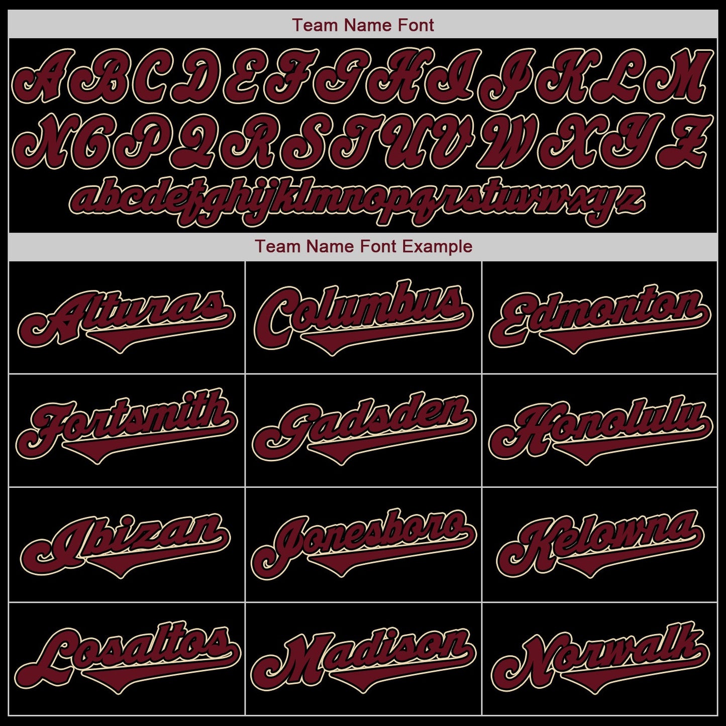 Custom Black Crimson-City Cream Authentic Baseball Jersey view 5