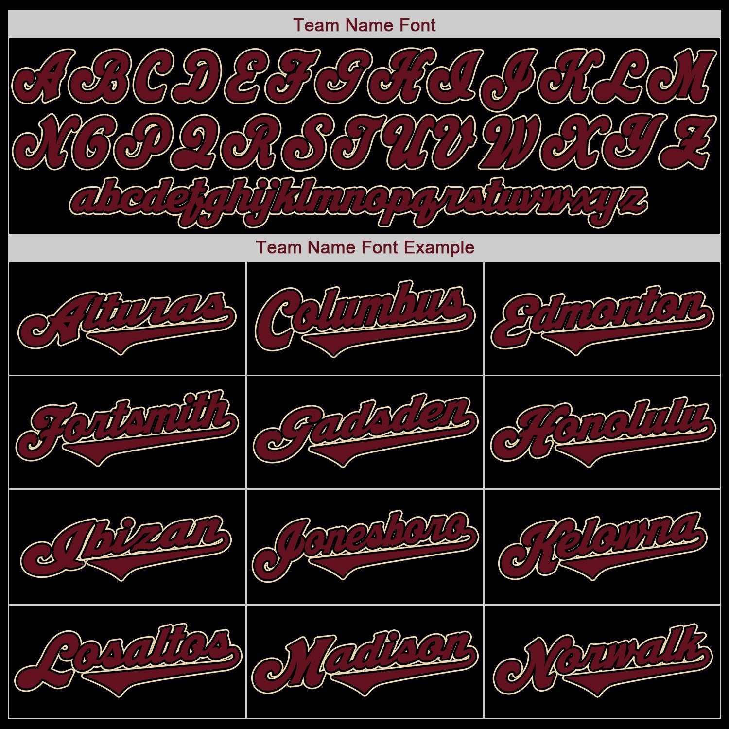 Custom Black Crimson-City Cream Authentic Baseball Jersey view 5