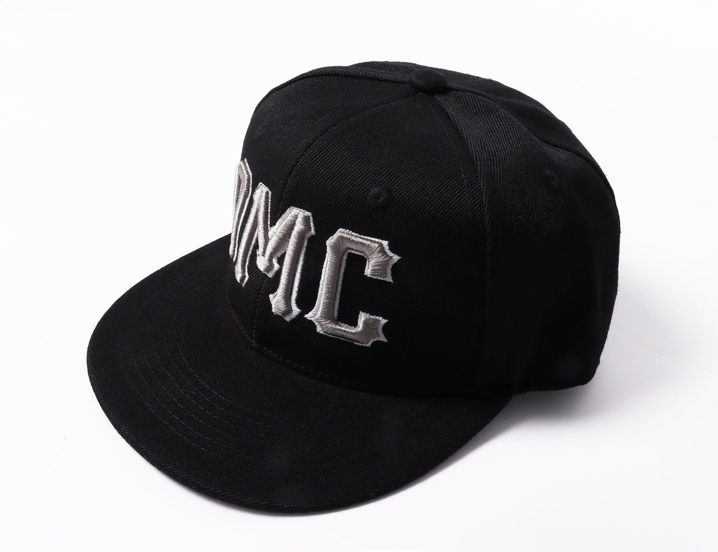 Custom Black Light Gray-White Stitched Adjustable Snapback Hat view 5