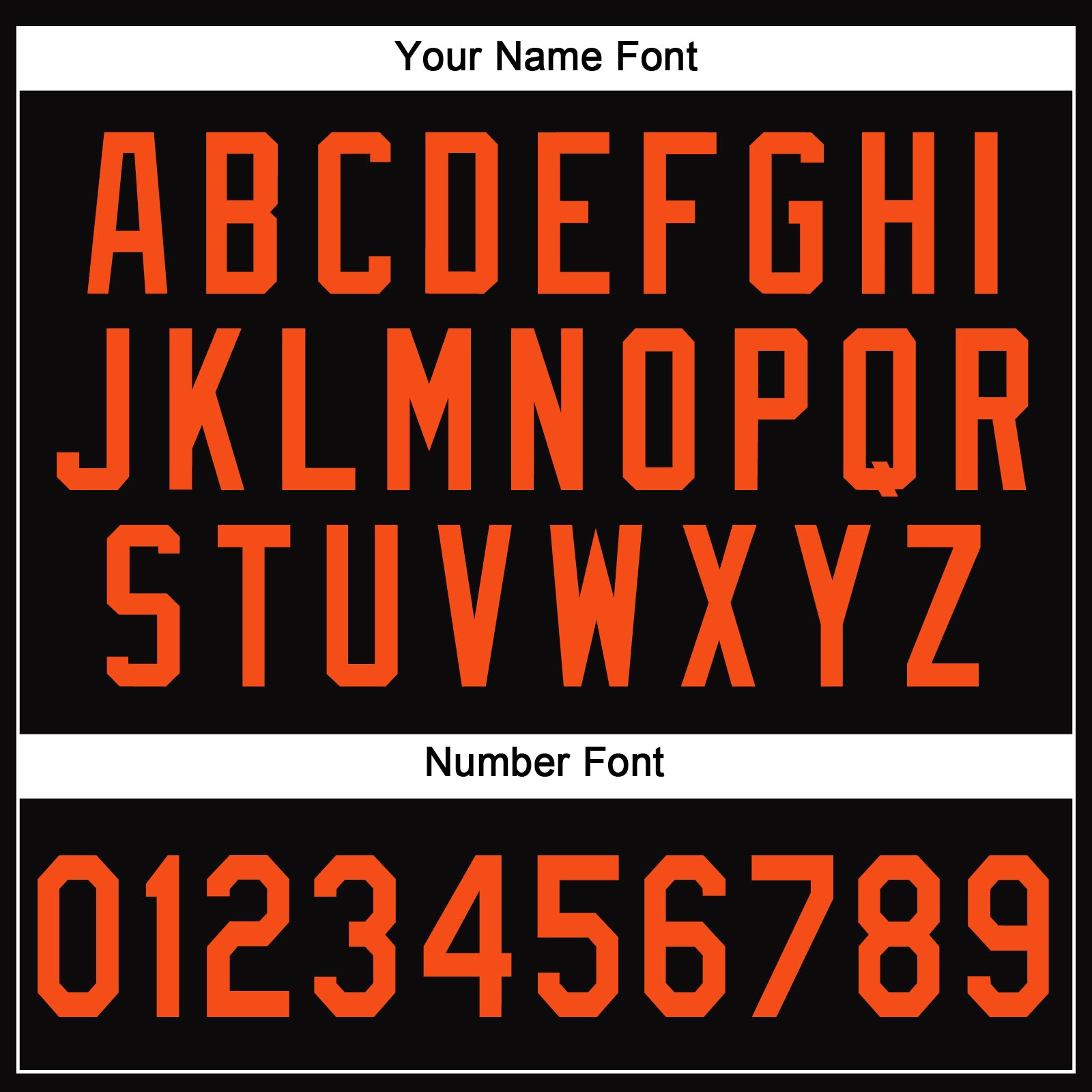 Custom Black Orange Performance T-Shirt view 3