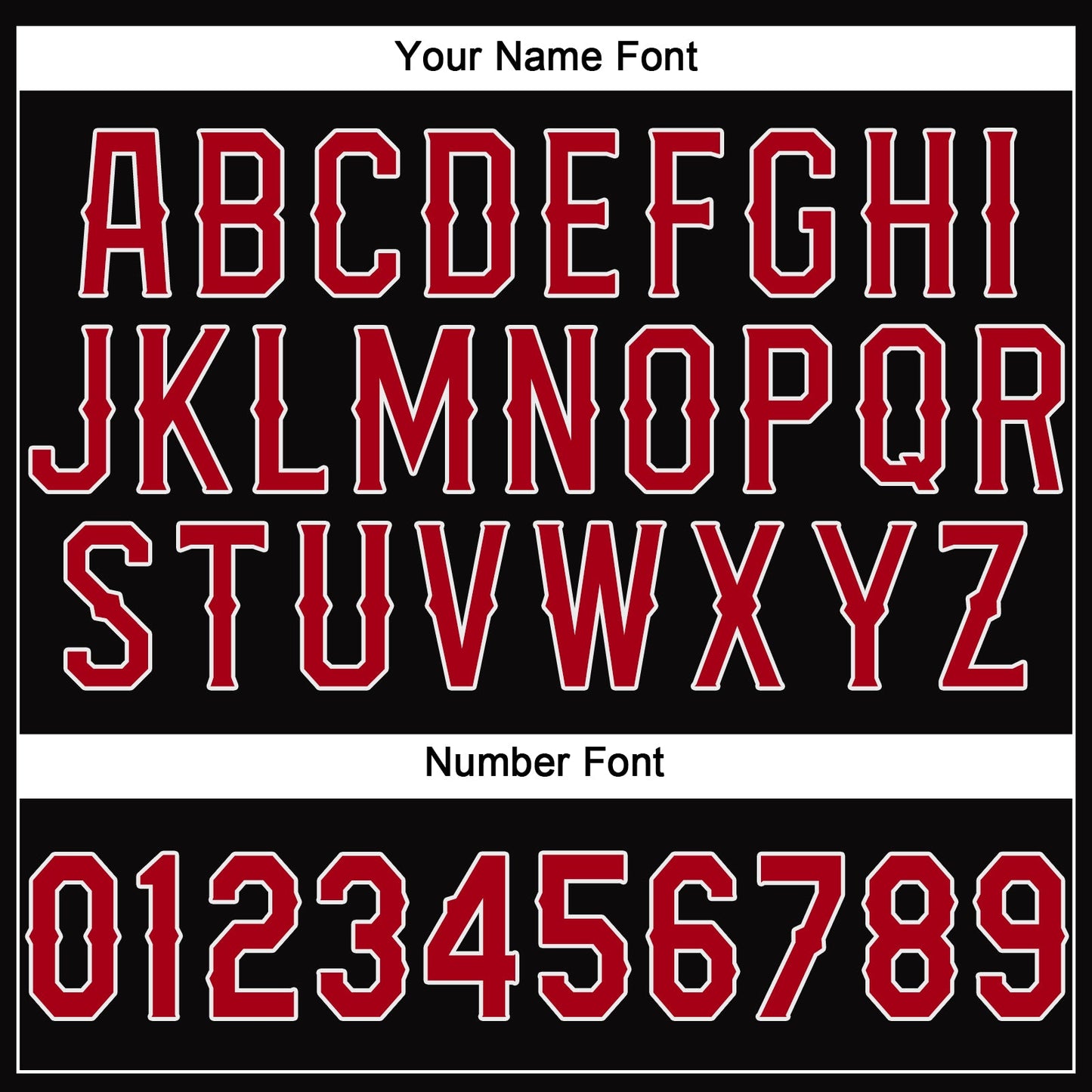 Custom Black Red-White Performance T-Shirt view 3