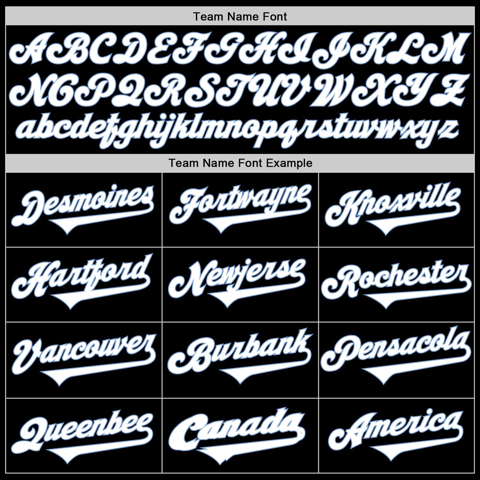 Custom Black White-Light Blue Authentic Baseball Jersey view 4
