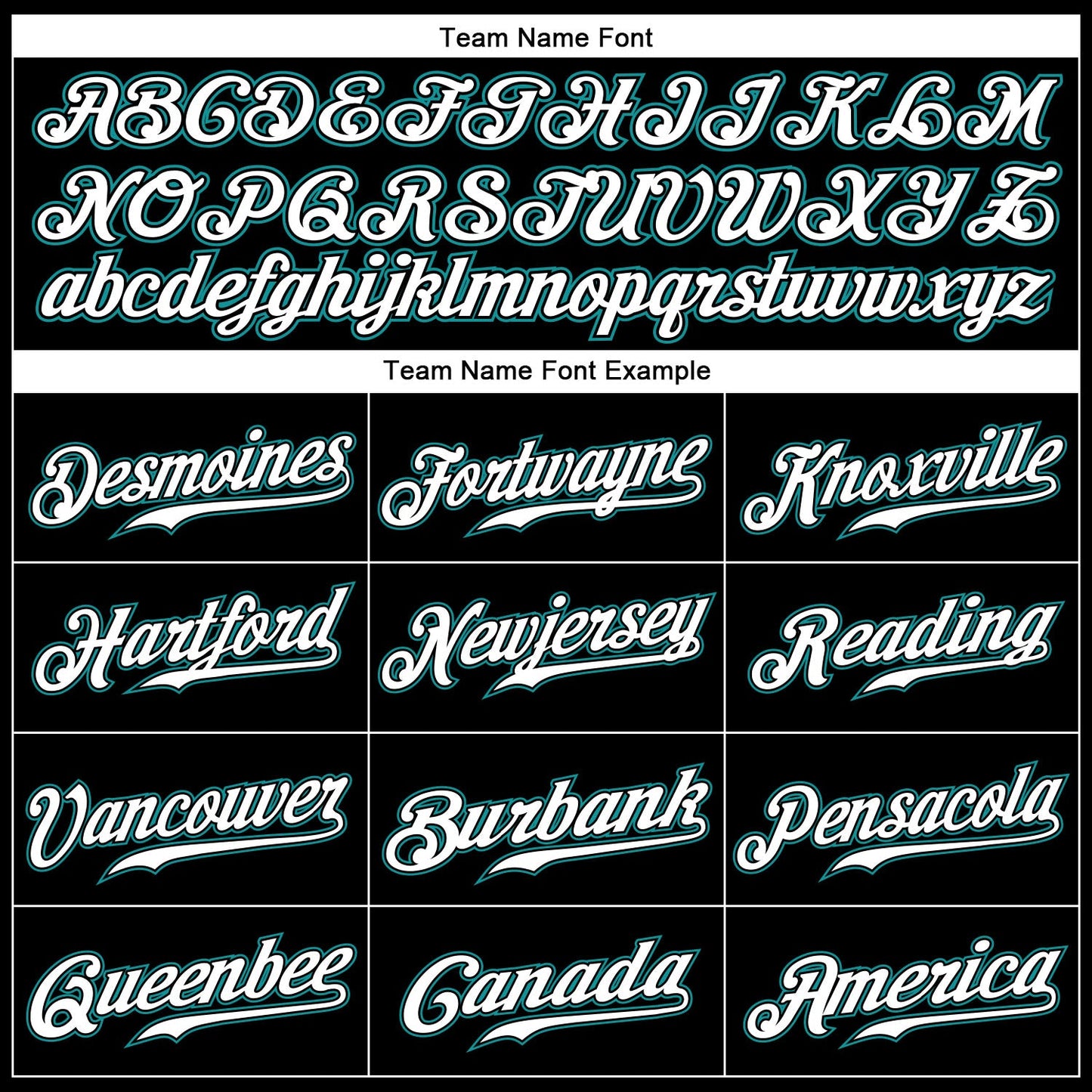 Custom Black White-Teal Authentic Baseball Jersey view 4