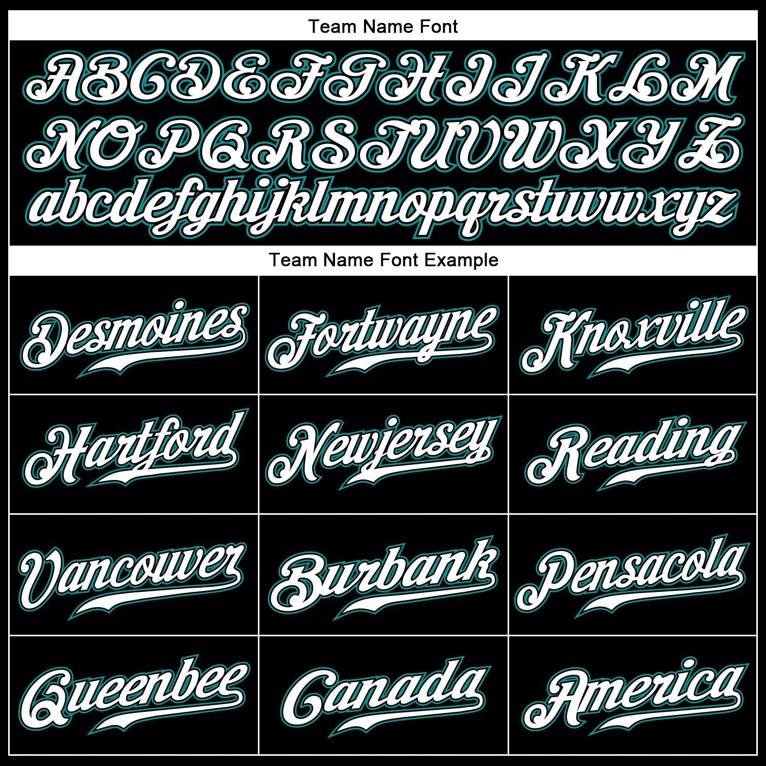 Custom Black White-Teal Authentic Baseball Jersey view 4