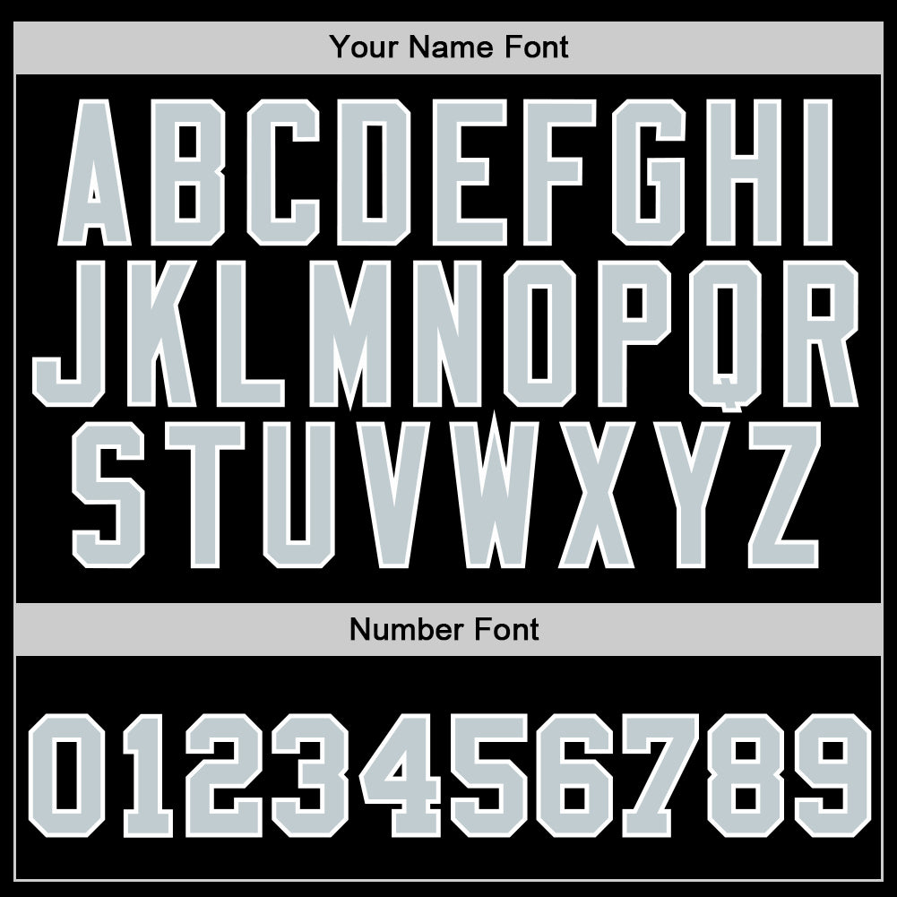 Custom Black Gray-White Authentic Baseball Jersey view 5