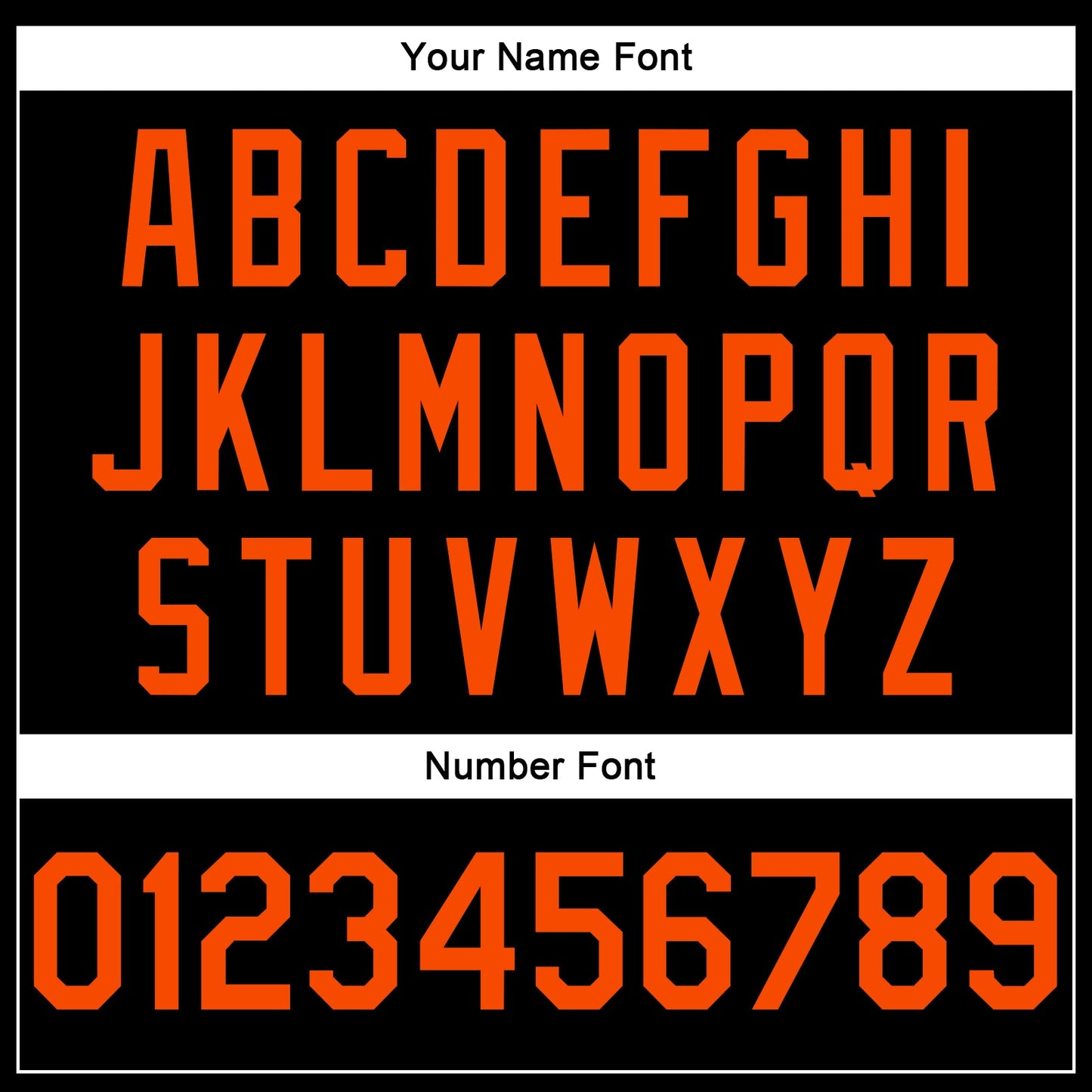 Custom Stitched Black Orange Sports Pullover Sweatshirt Hoodie view 5