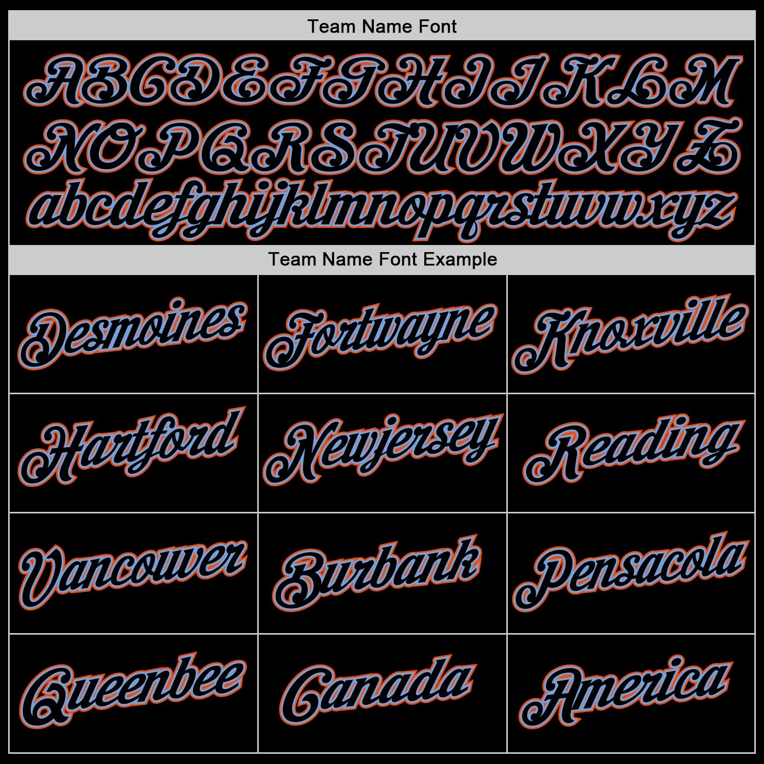 Custom Stitched Black Black-Orange Sports Pullover Sweatshirt Hoodie view 6