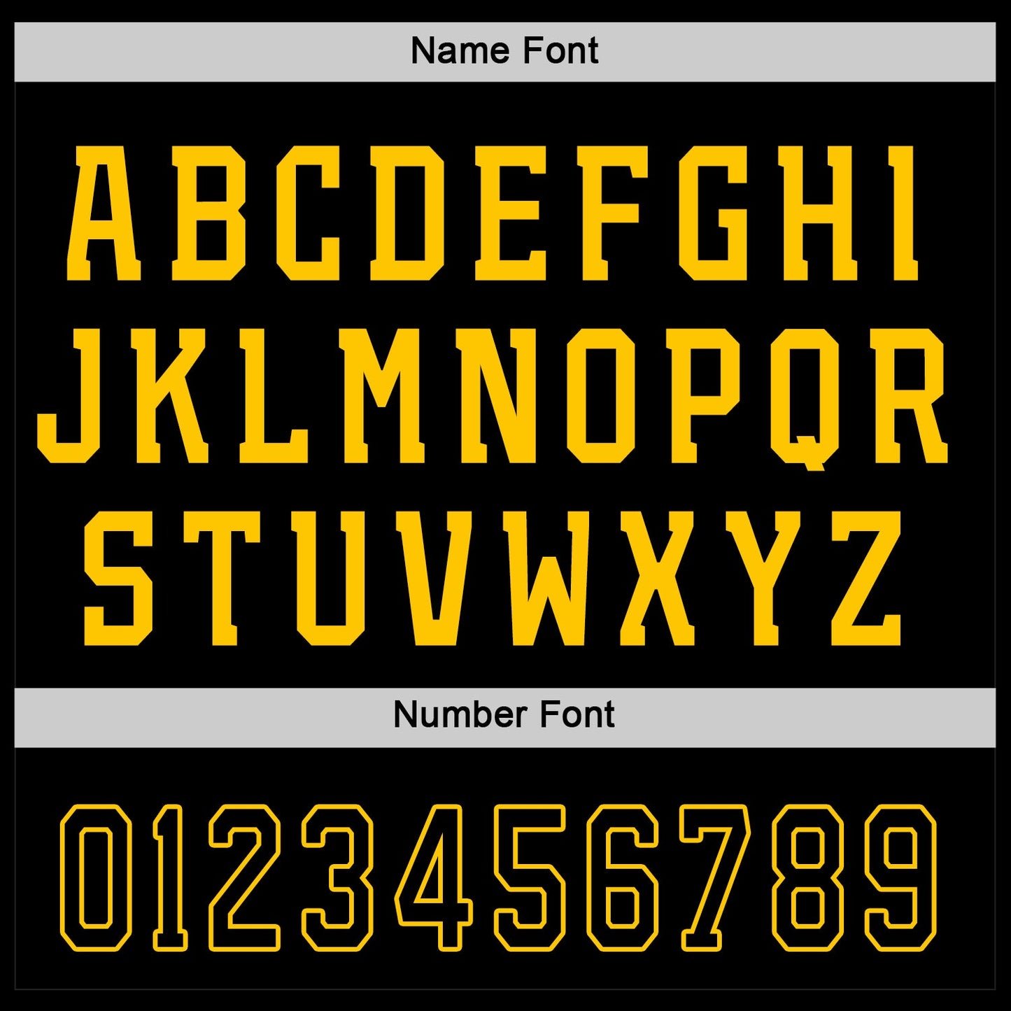 Custom Black Black-Gold Hockey Jersey view 6