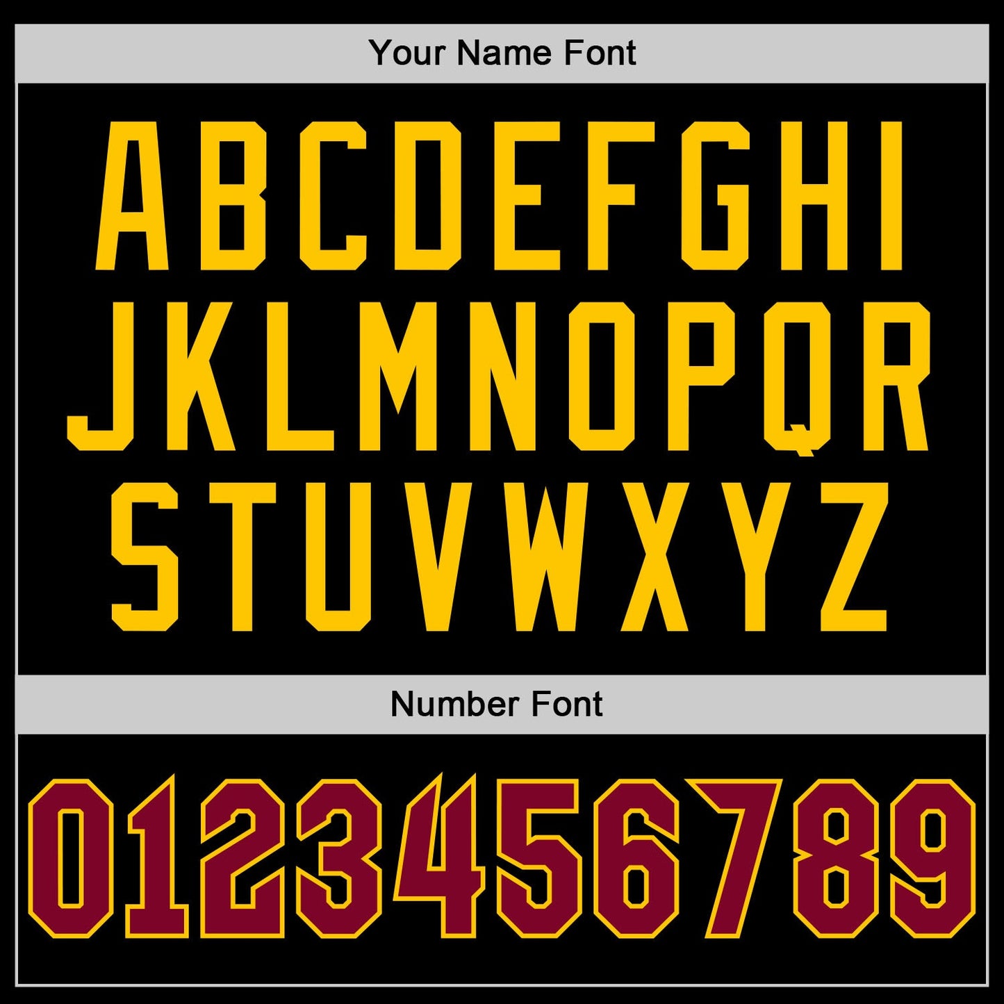 Custom Black Maroon-Gold Performance T-Shirt view 3