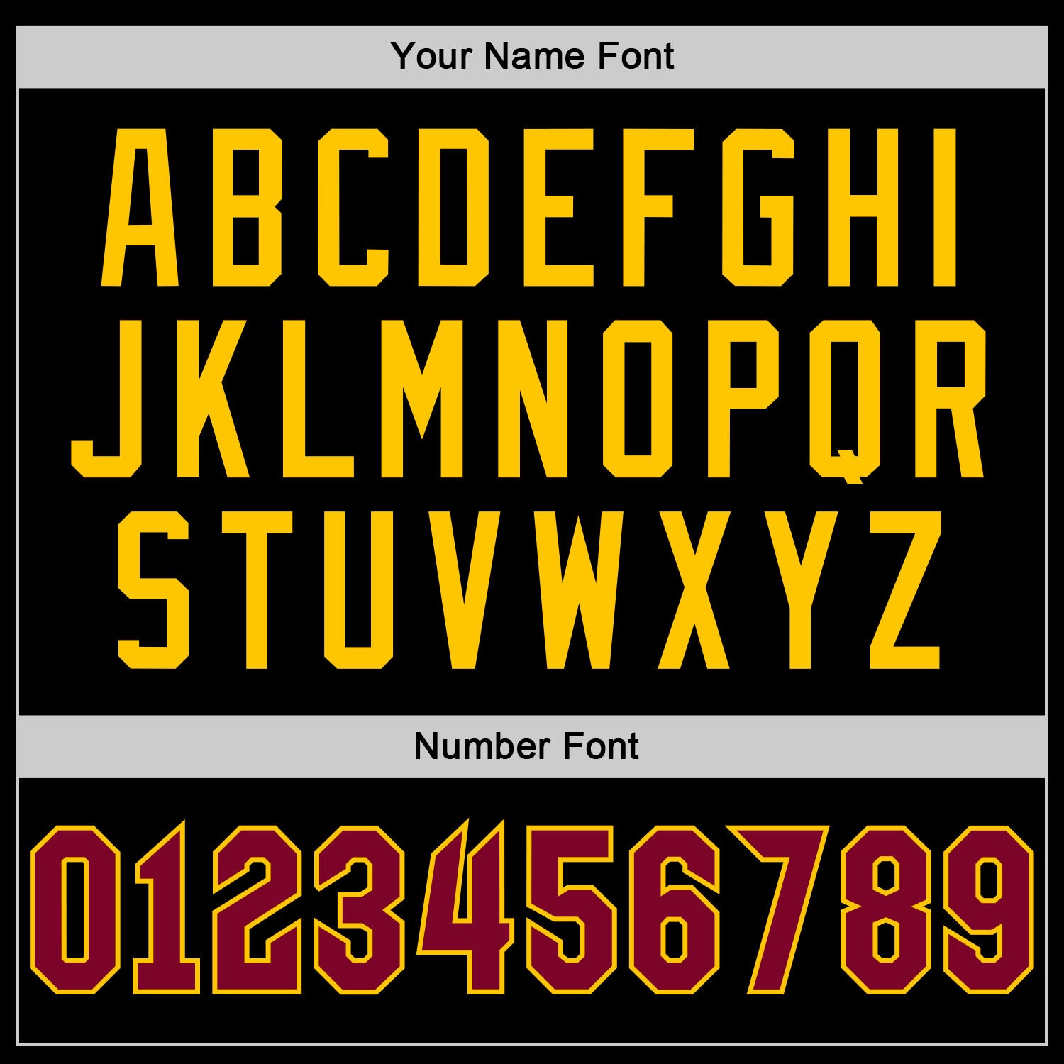 Custom Black Maroon-Gold Performance T-Shirt view 3