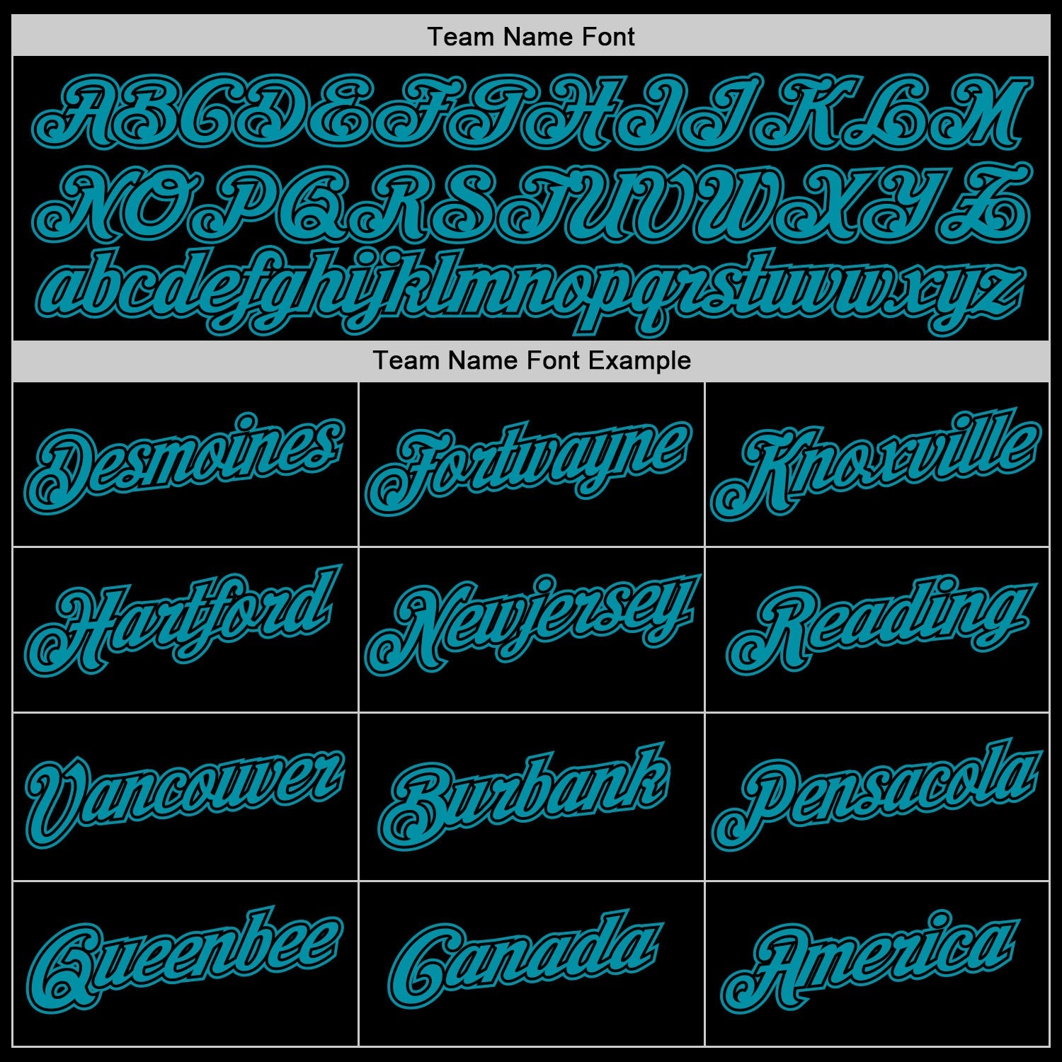Custom Black Teal-Black Performance T-Shirt view 4
