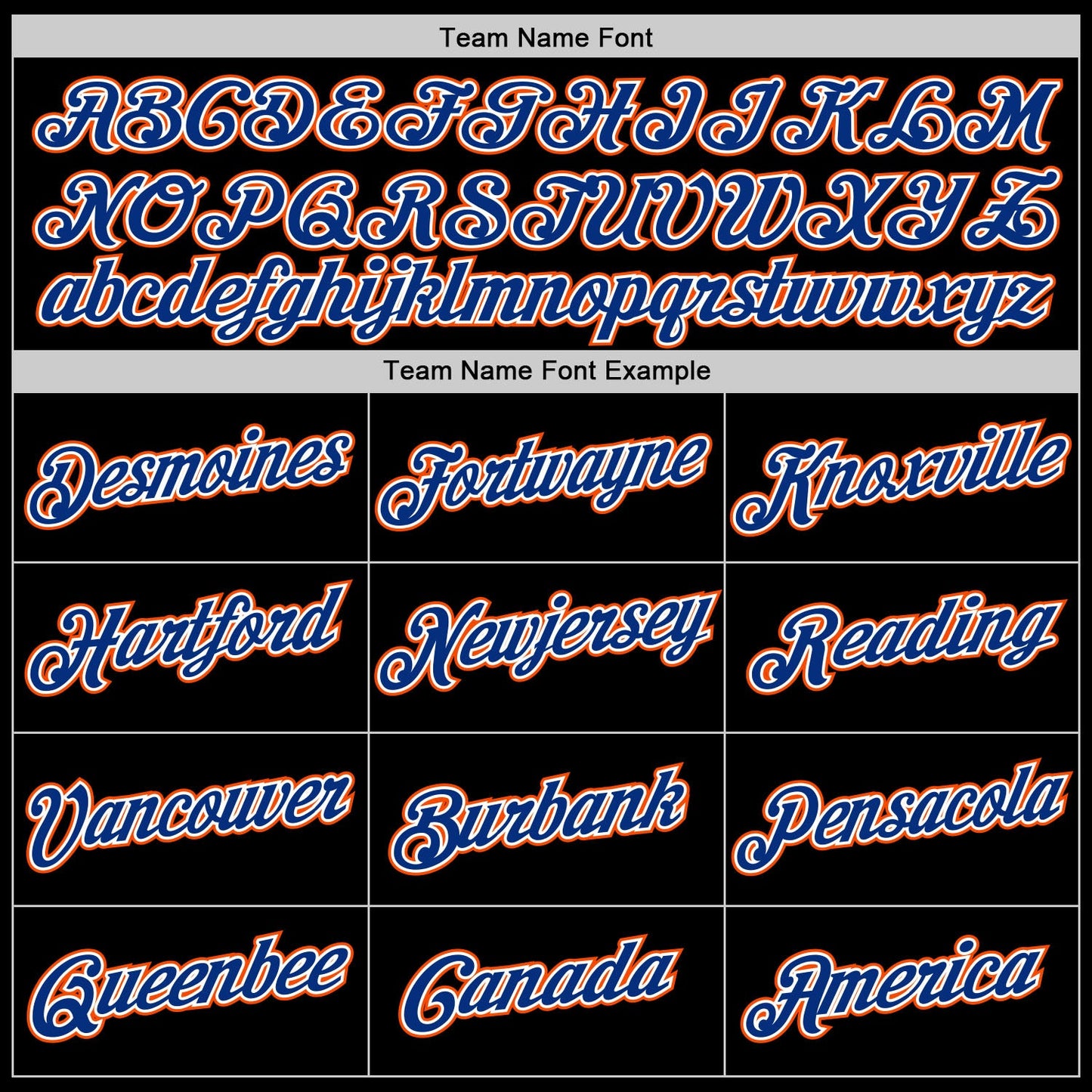 Custom Black Royal-Orange Performance T-Shirt view 4